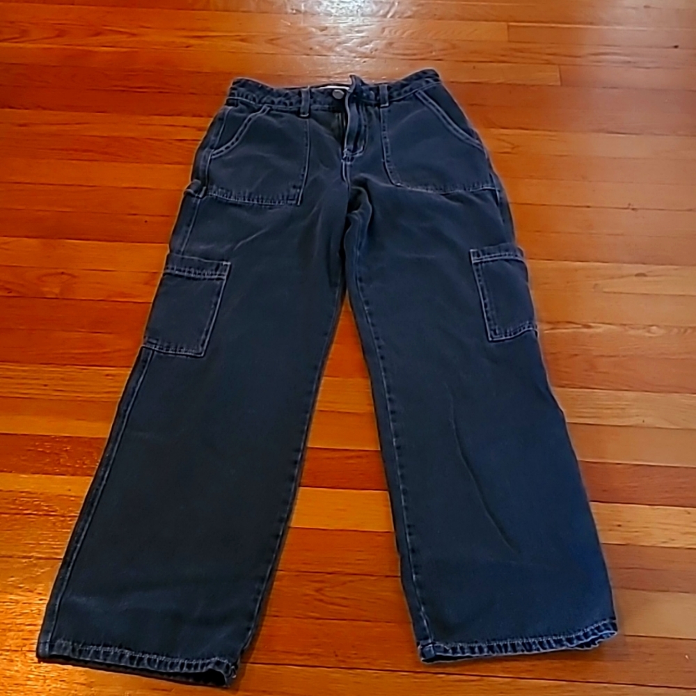RSQ size 26 cargo jeans, gray.